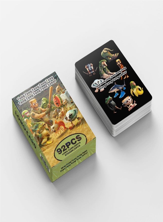 Buildcon 92 PCS Fun Meme Cards for Parties and Game Nights, Italian Brainrot Cards & Brainrot Characters Toys for Teens and Adults, Tung Tung Tung Sahur Card Game for Social Gatherings - Image 5